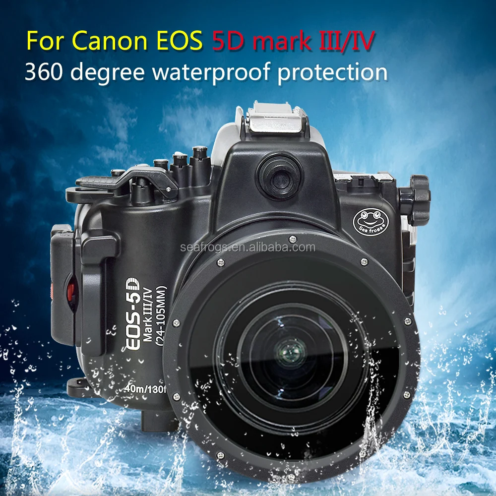 Seafrogs 5d Iii/iv 40m (24105mm) Lens Waterproof Underwater Camera