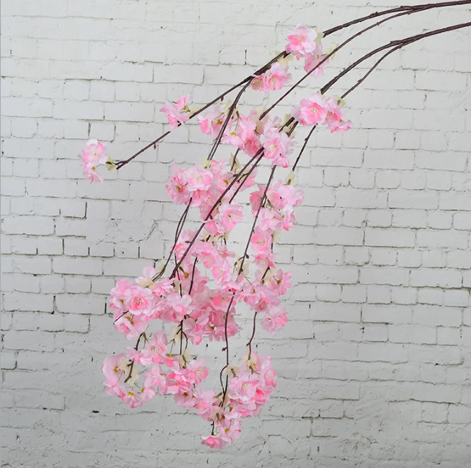 

artificial hanging cherry blossom flowers