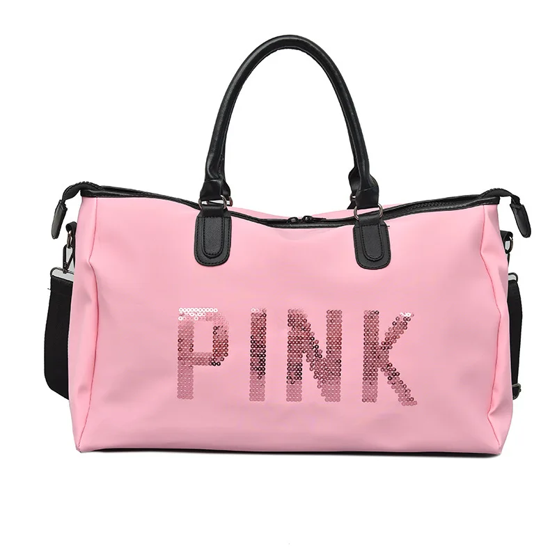 

chinese print classic active pink leisure packing clothes compact travel bag travel new brand bag