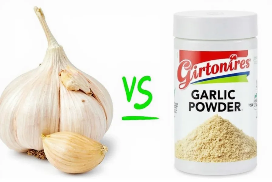 Proper storage containers for fresh garlic and garlic powder