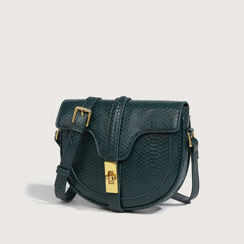 

Private label luxury metal mini bags saddle tote bag leather round handbags shoulder purses handbags for ladies, Customizable