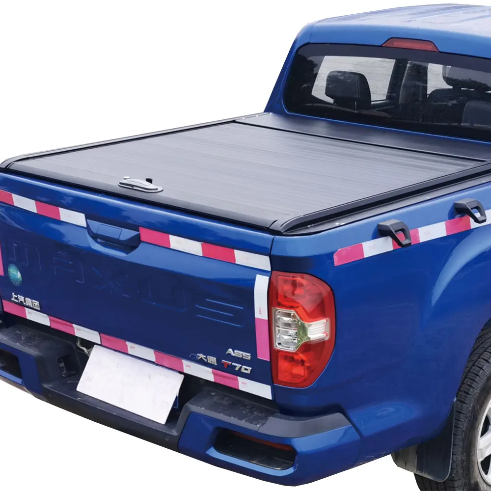 

Car accessories Titans Great Wall Poer ford ranger canopy roller shutter side frame cover, Black tonneau cover