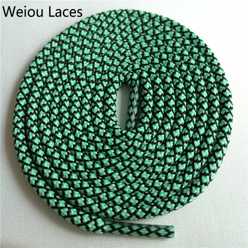 

Weiou company colorful shoelaces custom length good qualify shoelaces for boots, Bottom inside color + match outside color
