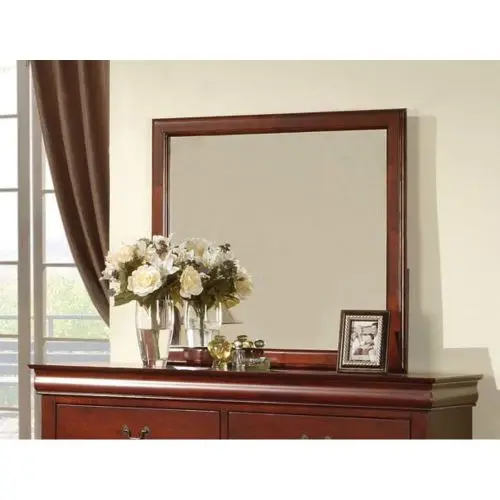

Free Shipping Drop Shipping ACME Louis Philippe III Mirror for living room furniture ACME Wall Mirrors