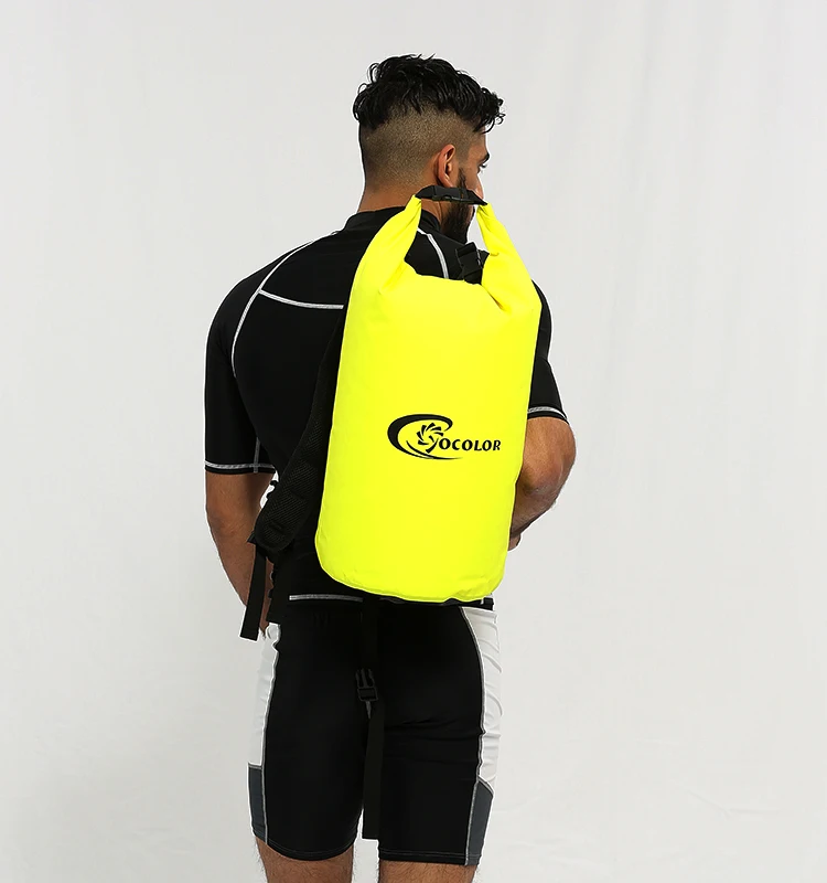 

Custom Logo 500D PVC Tarpaulin Outdoor Camping Hiking Climbing Bag Waterproof Dry Backpack