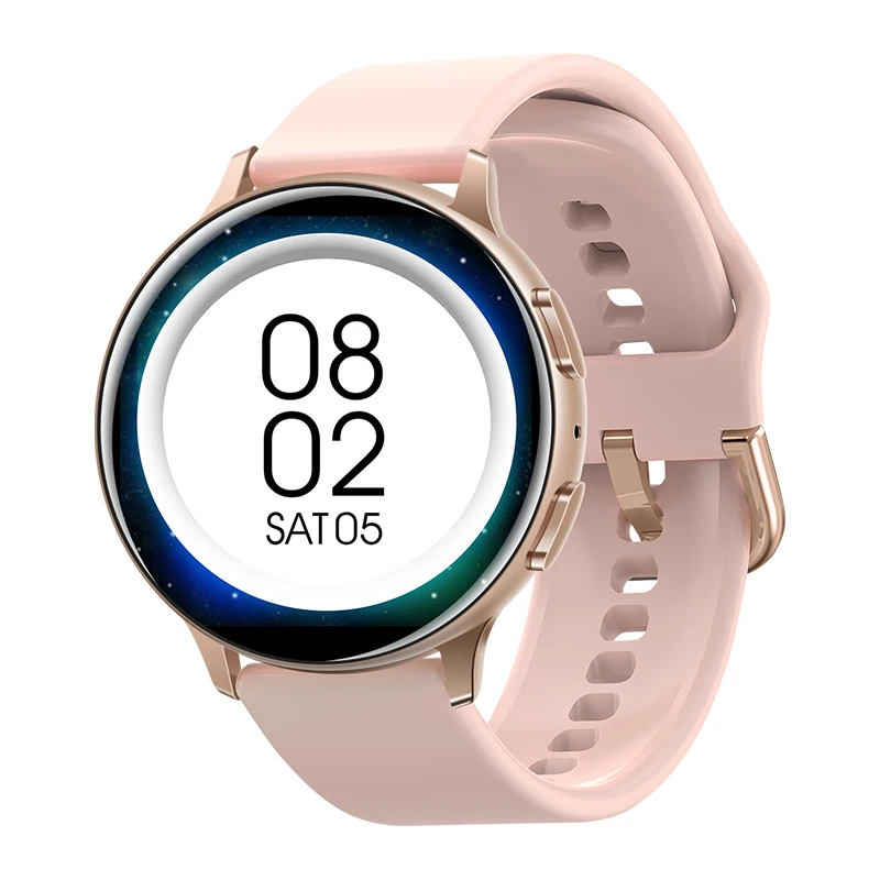 

smart watch 2021 round screen smartwatch circular willful smart watch,1.3" touch screen smartwatch with BT call C10 smart watch, Black white pink