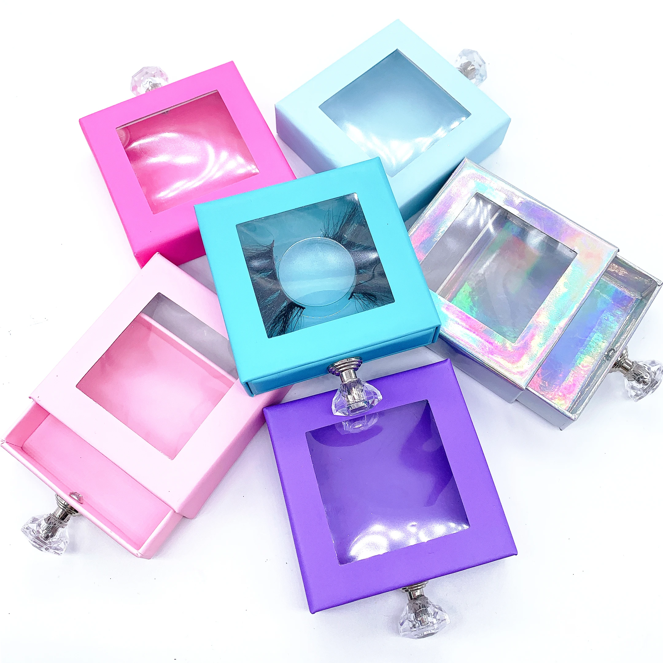 

Luxury grade 25mm eyelashes vendor wholesale custom lash box full strip Lashes, Black color