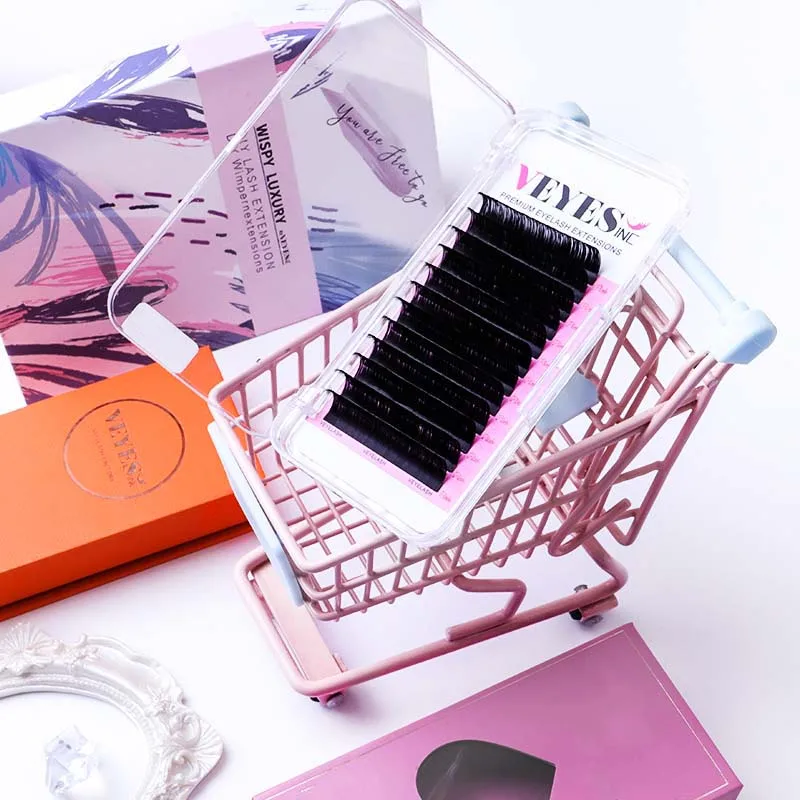 VEYES Handmade Matte Dark Individual Eyelash Extensions