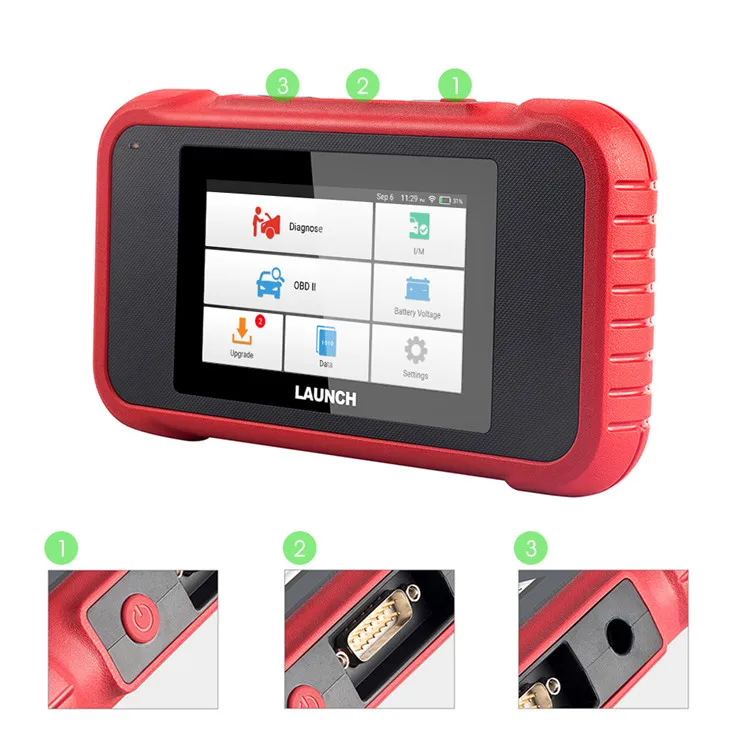 Launch Crp123e Scanner De Diagnóstico Universal,Leitor De Código De