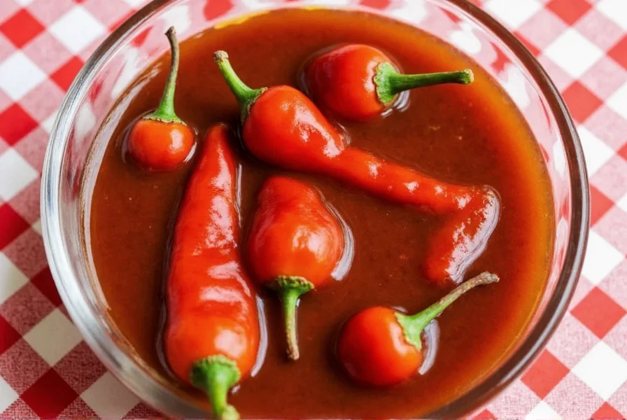 Close-up of organic chipotle pepper in adobo sauce