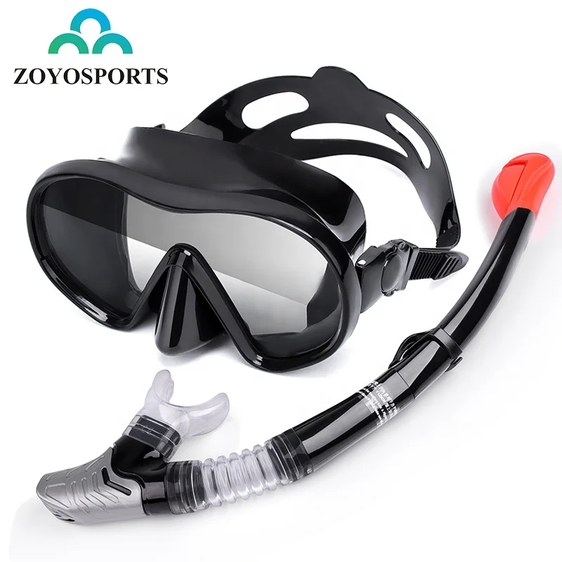 

Zoyosports Full Mirror Anti-fog Myopia Goggles Breathing Tube Snorkeling Goggles Diving Mask