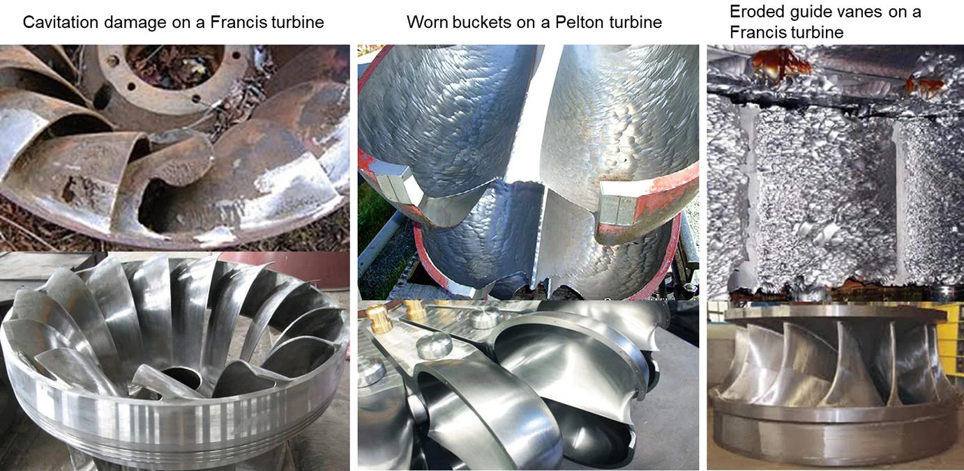 Dtec Repair Pelton Wheel Kaplan Wheel Francis Runner Of Turbine
