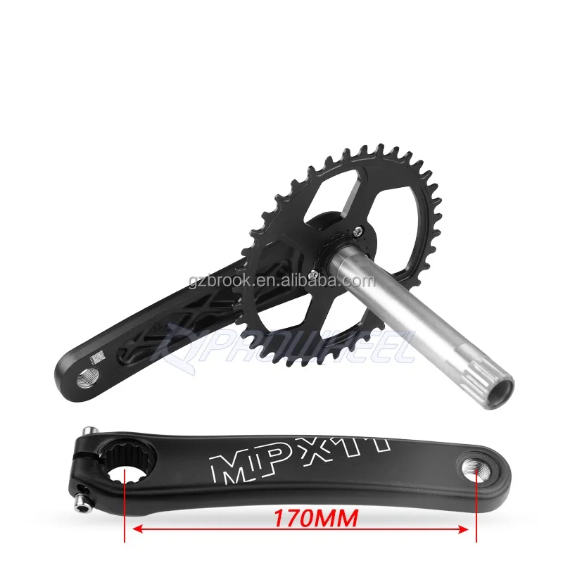 

Prowheel Fat Bicycle Crankset 170mm MPX11-TT-100/120 3degree 28/30/32/34/36/38T Fat Bicycle Crank Kit