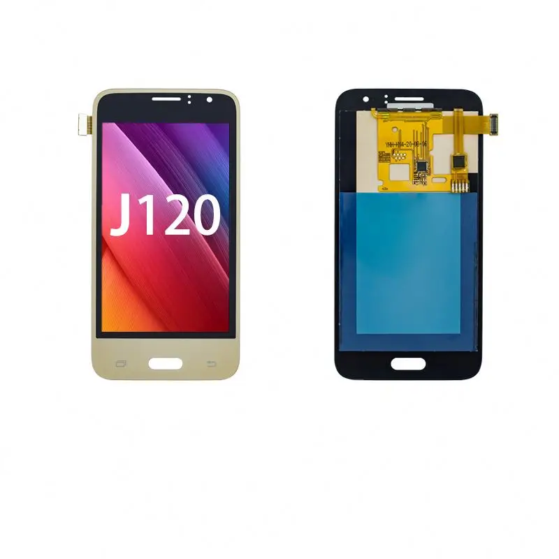 

Can Adjust Brightness Lcd For Samsung Galaxy J1 J120 Lcd Display Touch Screen J1 2016 Display For Samsung J1 2016 Lcd, Black/gold