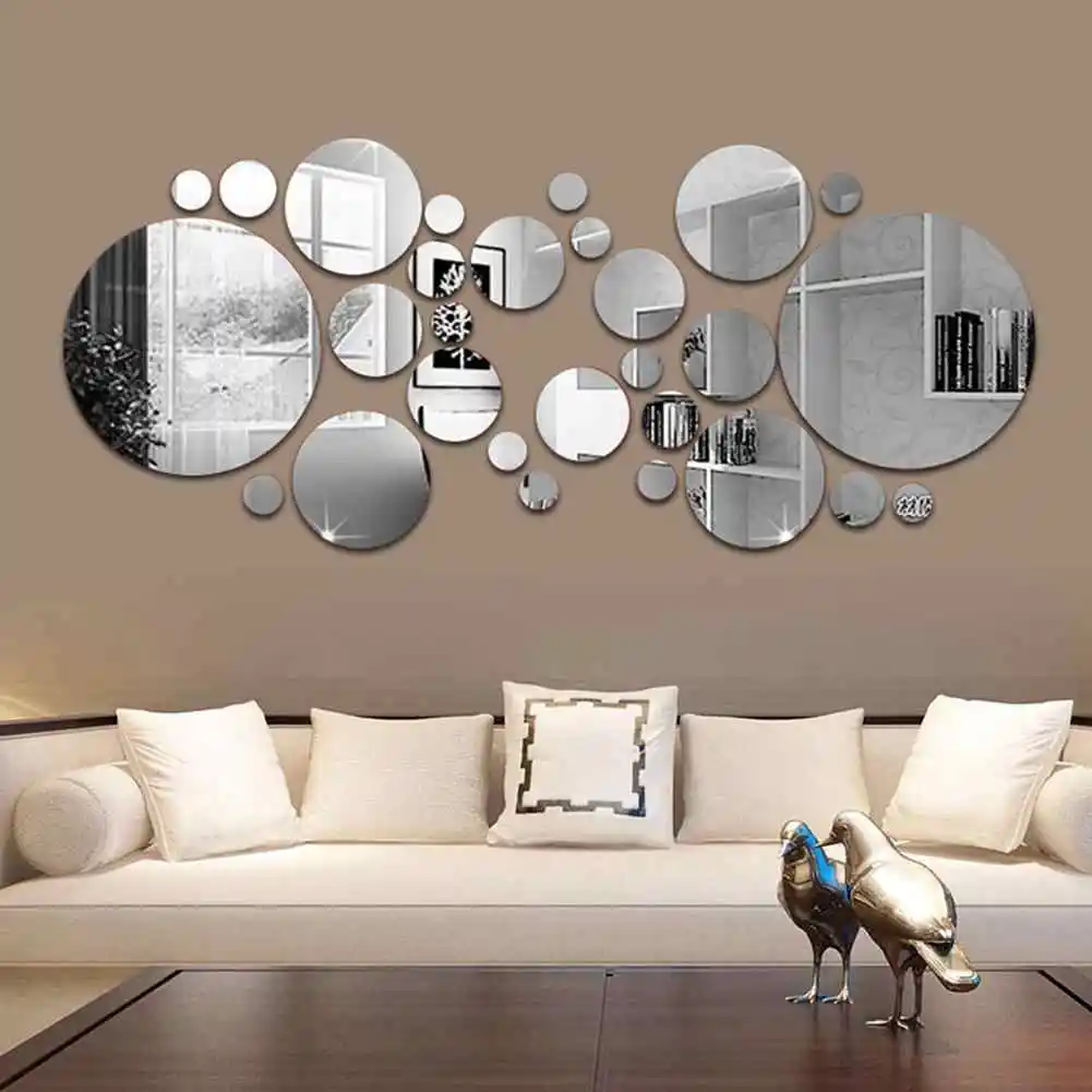 

Popular Mirror Wall Decor Ideas Best For Living Room Home Decor, Silver, gold or more colors