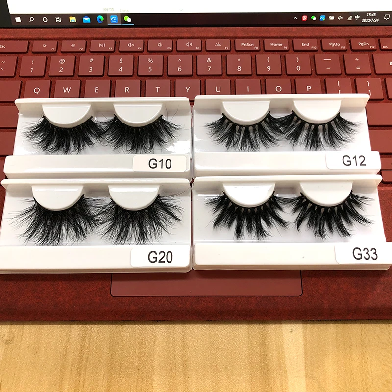 

hot sale wholesale dramatic long strip 3d mink lashes vendor private label mink eyelash packaging
