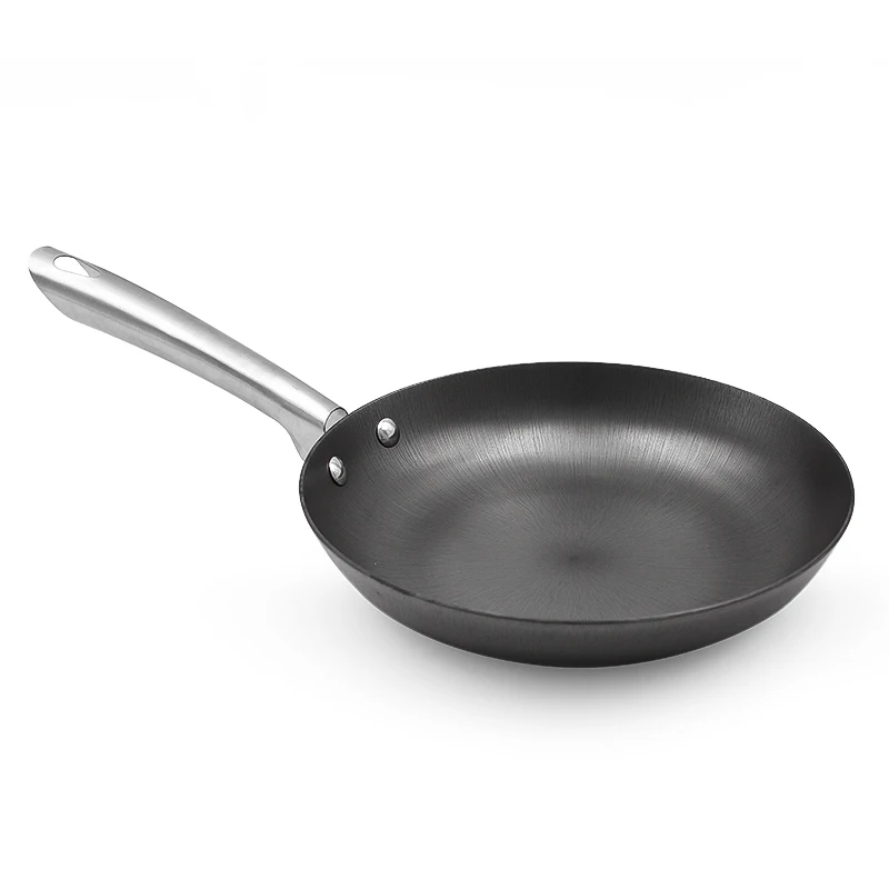 

Pre-seasoned Cast Iron Skillet Pan with Stainless Steel Handle