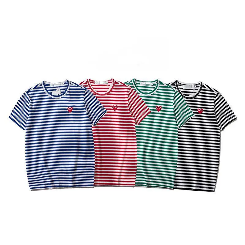 

Popular ins adults summer t shirts men's striped t-shirts cotton pullovers for women, As picture