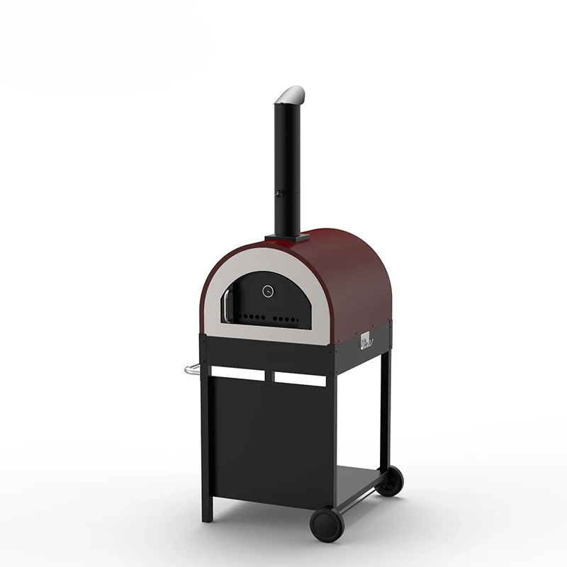 

Good Quality Outdoor Commercial Round Stainless Steel Wood Fired Pizza Oven