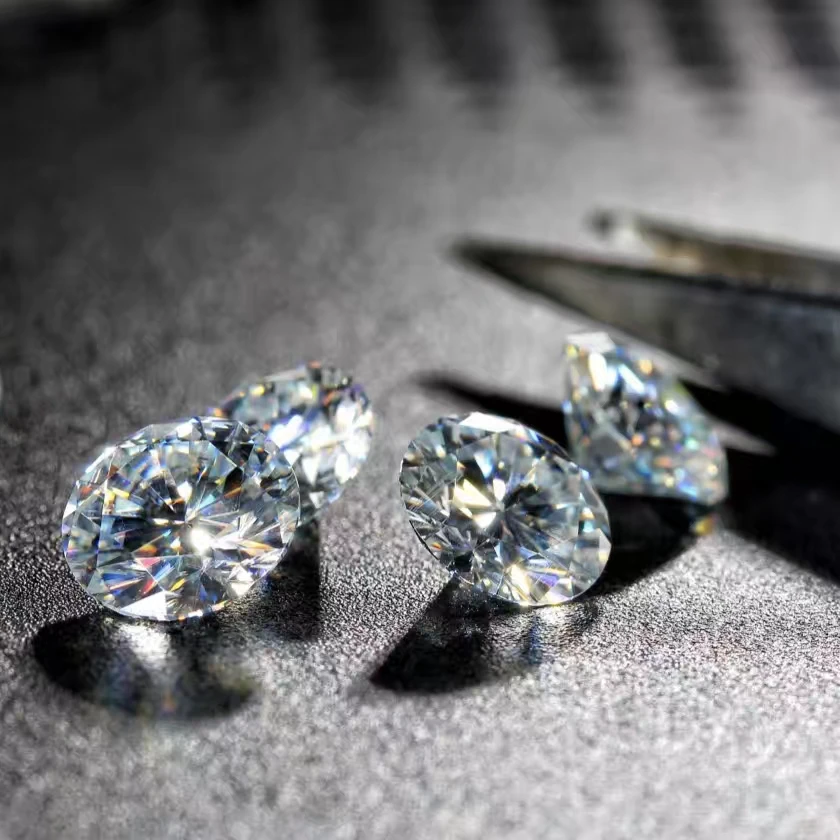 

Forever Good Shining Super White Color Round 1.5carat moissanite for jewelry rings