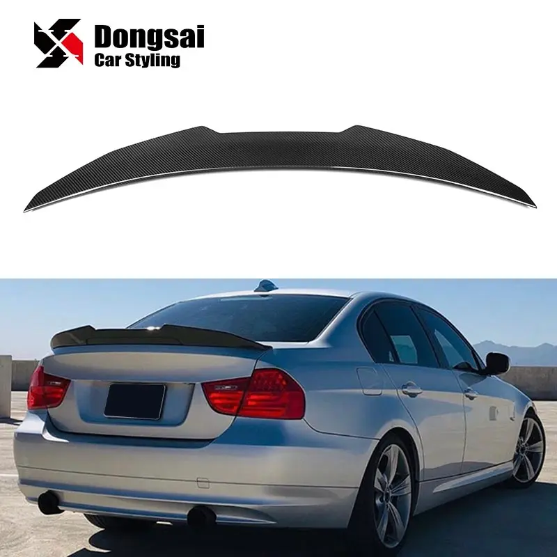 

PSM Style Dry Carbon Fiber Rear Trunk Lip Tail Wing Spoiler Ducktail for BMW 3 Series E90 320i 335i M3 2004+