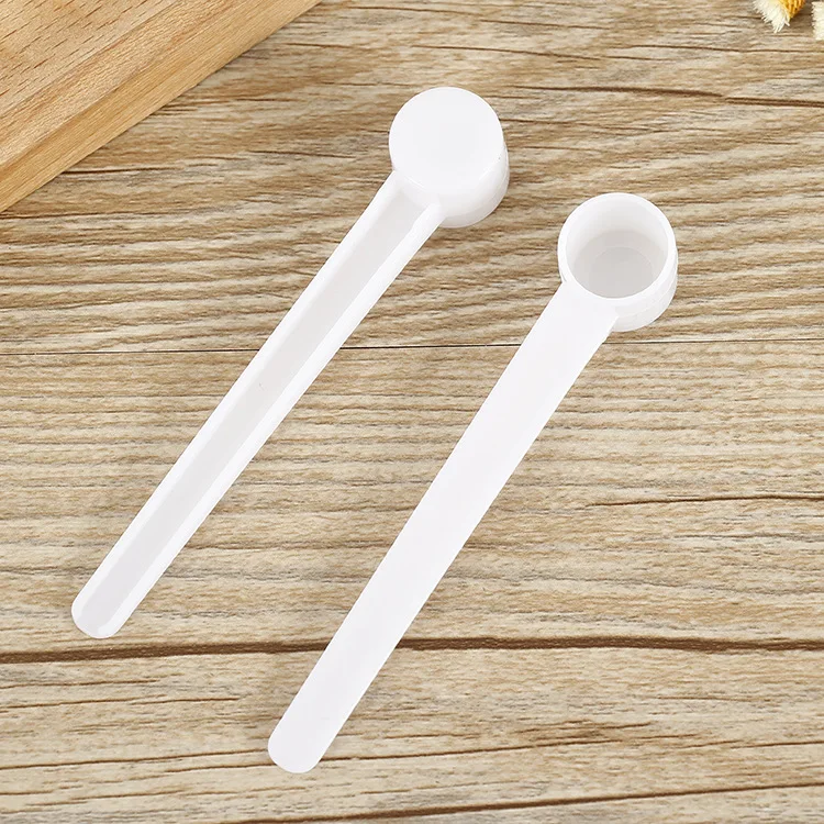 

2ml fan-shaped spoon 1g serving spoon PP food grade plastic measuring scoops flavor scoop factory direct sales, Customized color