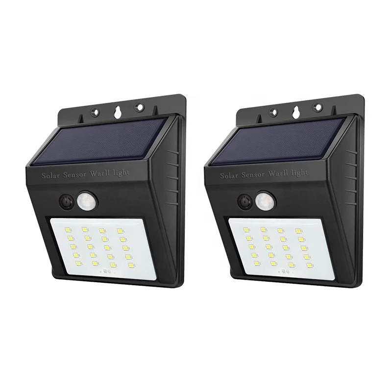 
Smart Home Wall Waterproof Outdoor Motion Sensor LED Solar Power Garden Light 