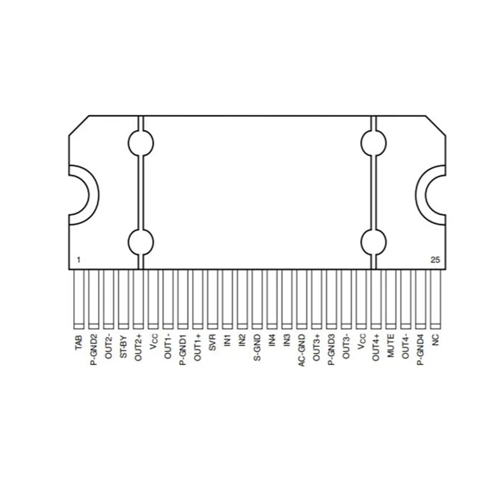 Tda7850 схема усилителя