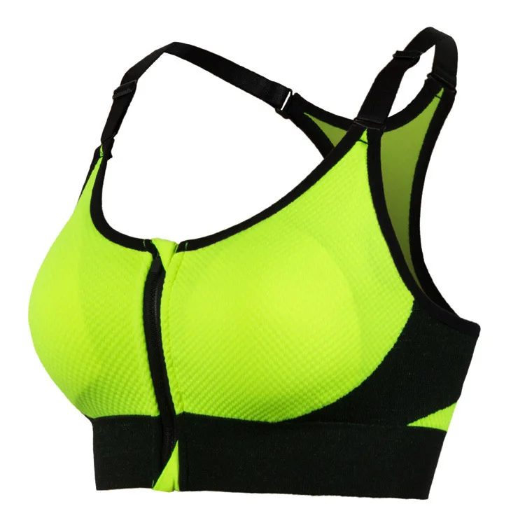 

New style womens sports bra Fitness wear without underwire adjustable yoga running shockproof bra anti-expansion underwear for w