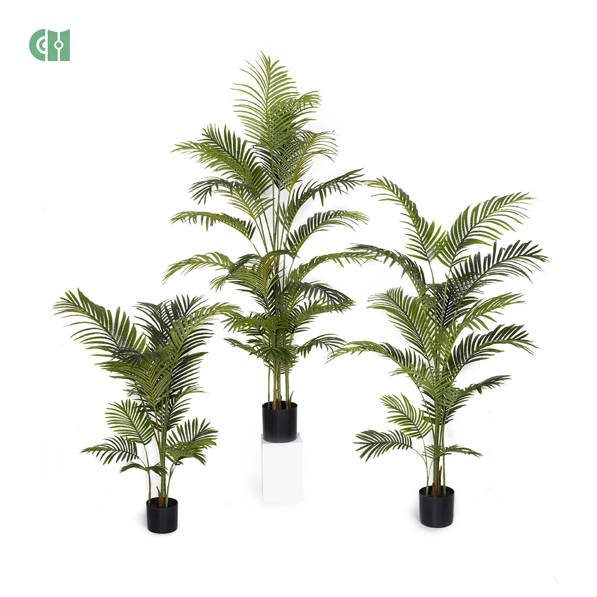 200cm Real Touch Palm Tree In Pot Artificial Trees For Indoor