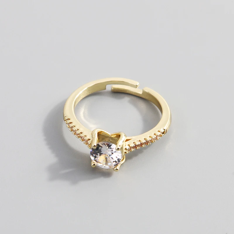 

High-End Design Diamond Creative Open Ring 2021 New, Picture shows