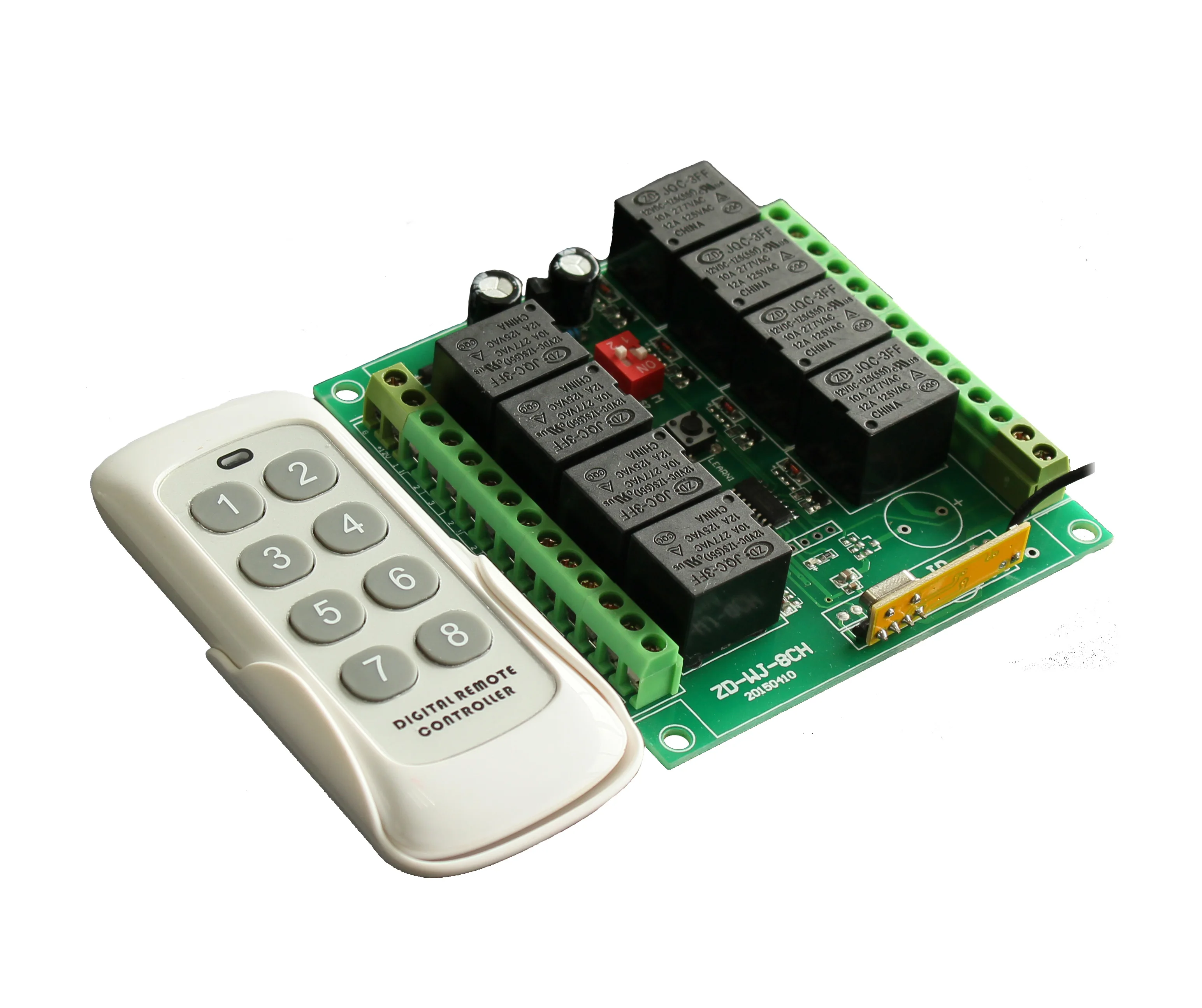 

8 Channels Receiver With Long distance Remote Control