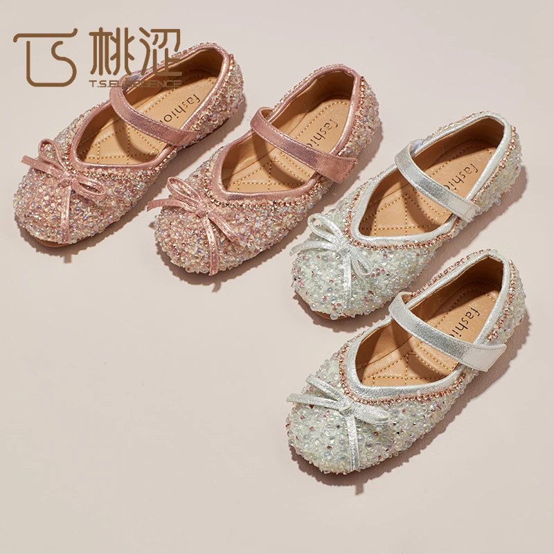 

2019 New China Fashion Popular girls dress shoes children soft sole casual shoes, Customized
