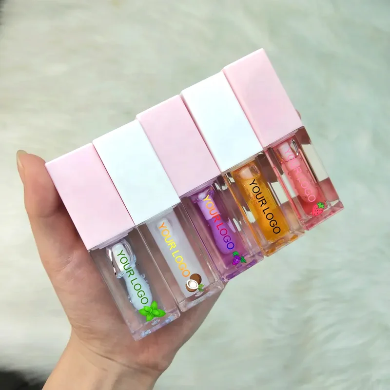 

OEM Custom Cosmetic Lip plumping lip care transparent gloss plumper oil liquid clear lipgloss