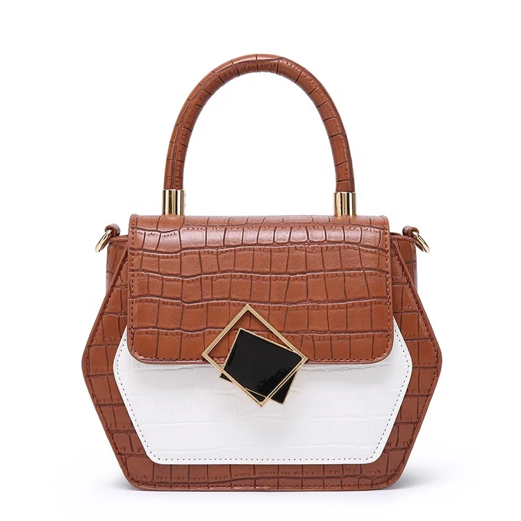 

Factory Supply Pu Leather Tote Bag Woman Designer Handbag With Stylish WKB4147, Camel or customize