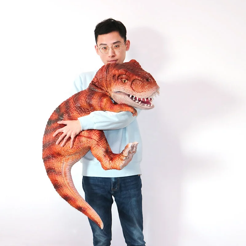 

2021 Hot Sale Animatronic Dinosaur Hand Puppet Model for sale, Customized