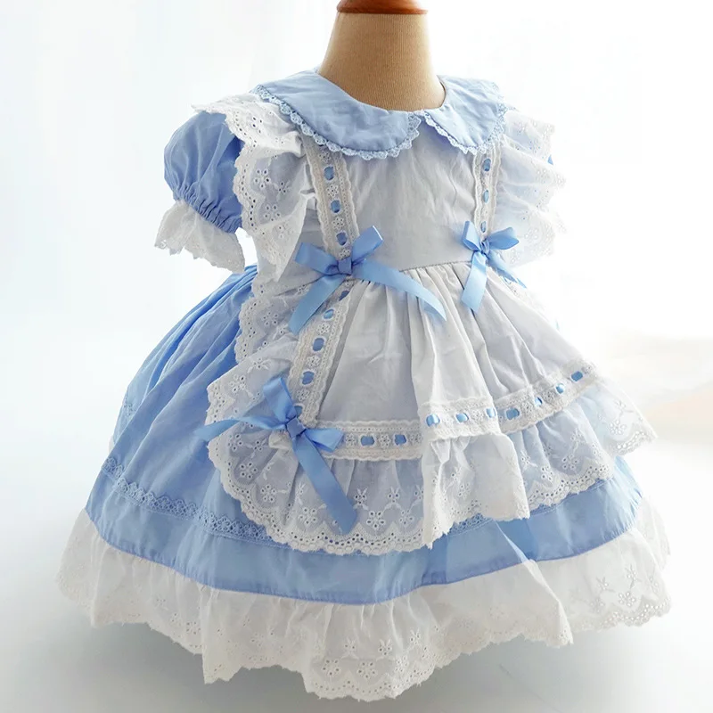 

Girl's Spanish Lotia Dresses Kids Spain Alice Princess Dress Children Boutique Clothes Baby Birthday Party Frocks Clothing