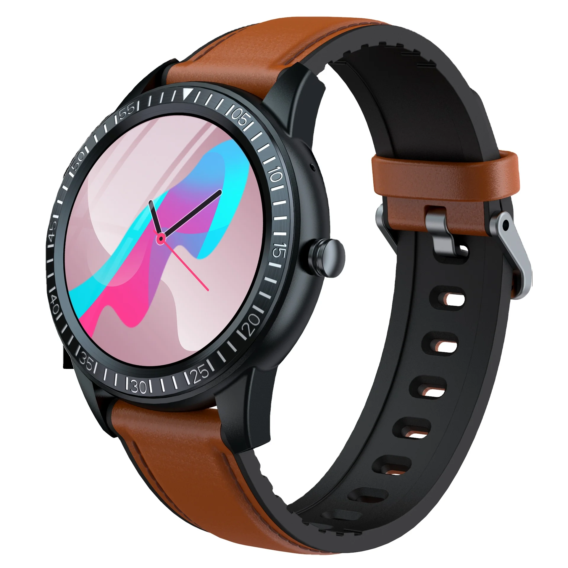 

Cheap IP68 Waterproof OEM Reloj Intelligent Android iOS Smartwatch Round Custom Sport Men Fitness Health Smart Watch