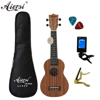 

21 inch soprano China Aiersi brand kids 4 string guitar hawaiian ukulele ukelele for beginner