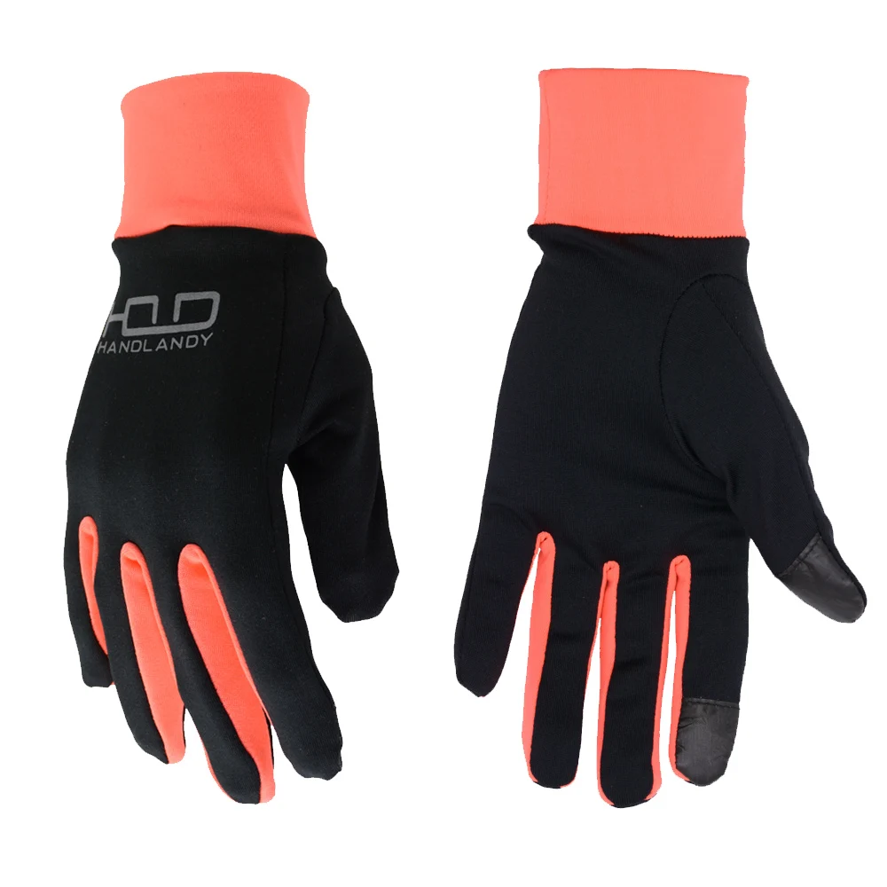

PRISAFETY Pink Lightweight Breathable Winter Jogging Gloves Touch Screen Winter Running Gloves For Men Women, Pink/any customized color