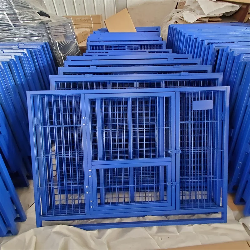 

Colorful lron cage-03-M dog cage for sale cheap bank custom 95X65X76=37"