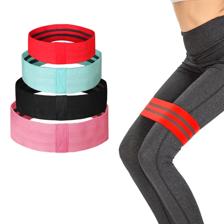 

Camouflage Fabric Elastic Hip Resistance Bands, 6 colors or customized