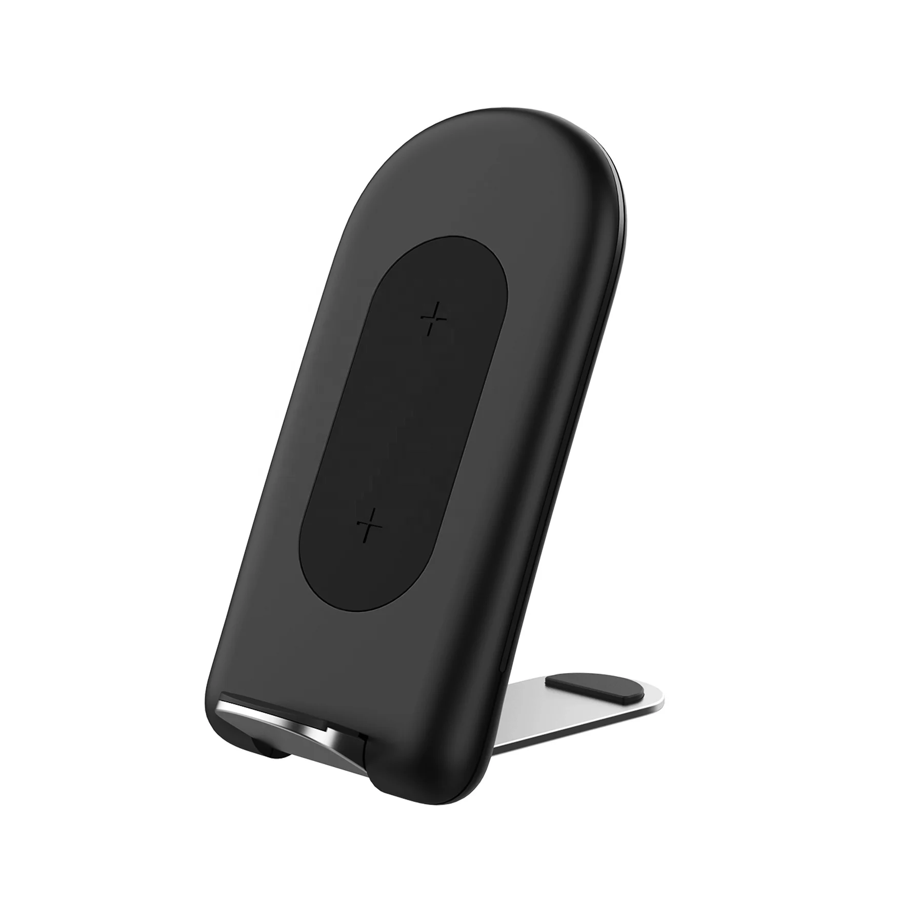 

Cirtek free shipping qi 2020 best selling 15w wireless fast charging for mobile iphone portable quick wireless, Black