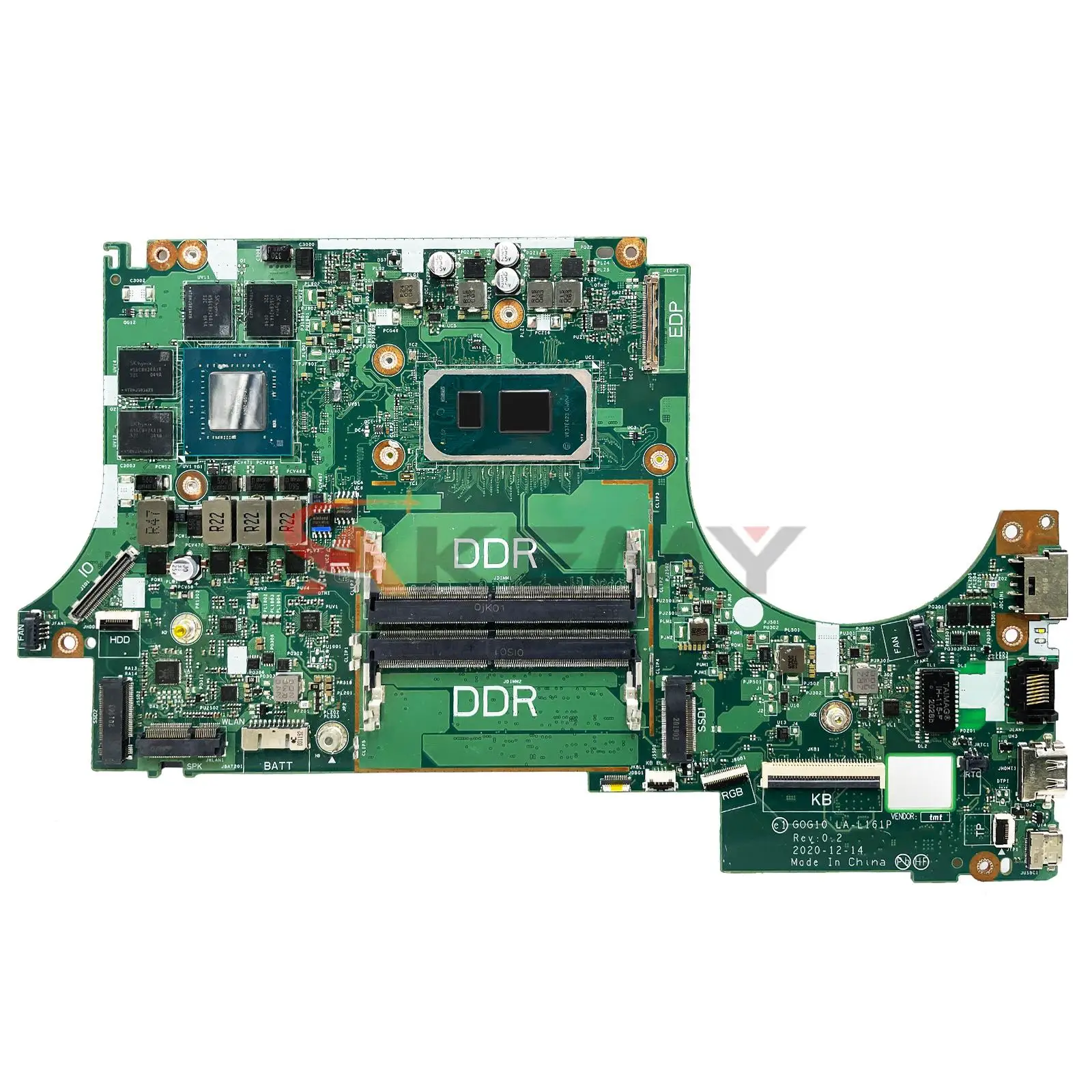 

GOG10 LA-L161P for Lenovo IdeaPad Gaming 3 15IHU6 Laptop Motherboard 5B21C73730 i5-11300H I7-11370H RTX3050Ti