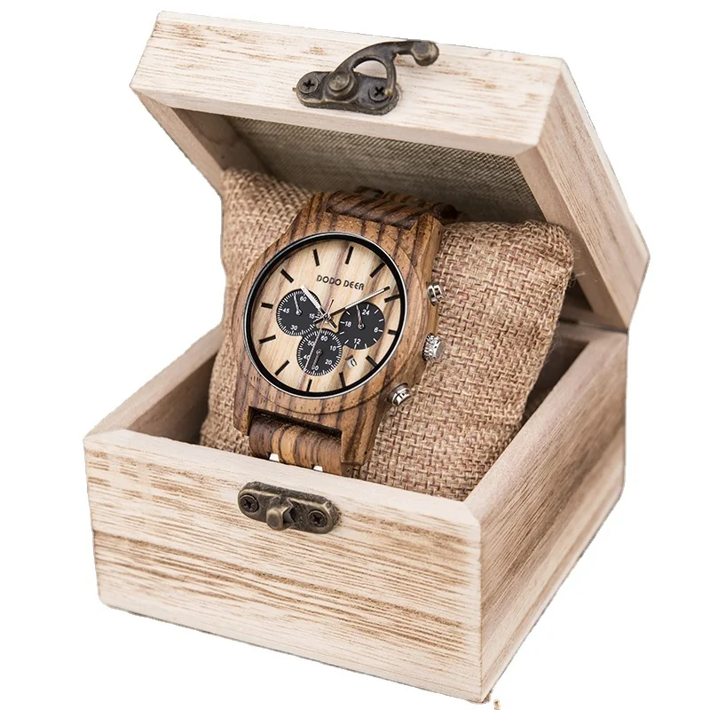 

DODO DEER Top Sellers 2020 For Amazon Luxury Chronograph Wooden Mens Watches In Wristwatches