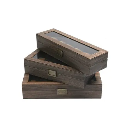 

PU Leather Watch Gift Box Case,High End Unique Factory Direct Sales Watches Packaging Box With Custom Logo ,