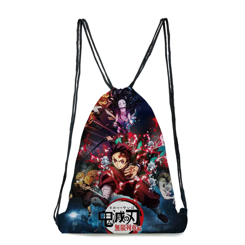 

Kamado tanjirou, a new popular Japanese comic book bag in 25 colors knapsack