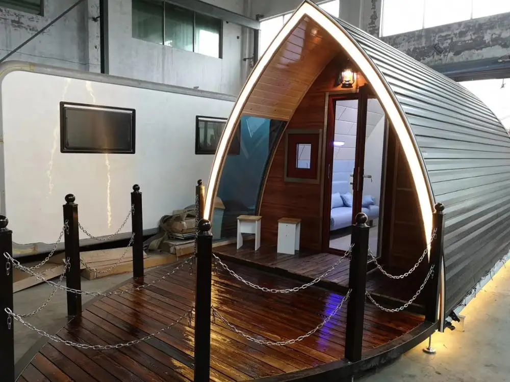 
ZY Wooden cabin with light steel and anti corrosive paint hull wooden cabin design wooden cottage 