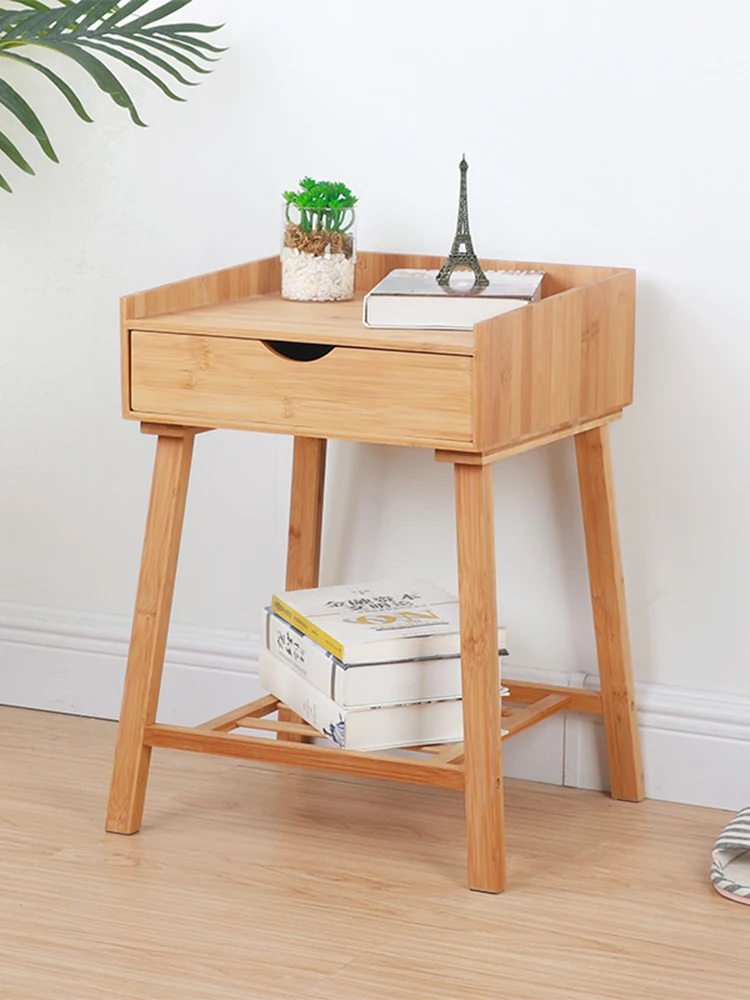 
New Design High Standard Bedside Table Stackable Bamboo Nightstand Bedroom Furniture Home Furniture Modern Adjustable (height) 