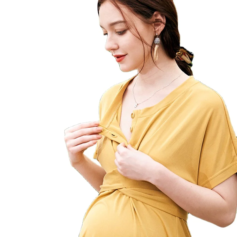 

Yelllow Plus Size Women Maternity Gown Cross strap bow Maternity Dresses Photography, Yellow